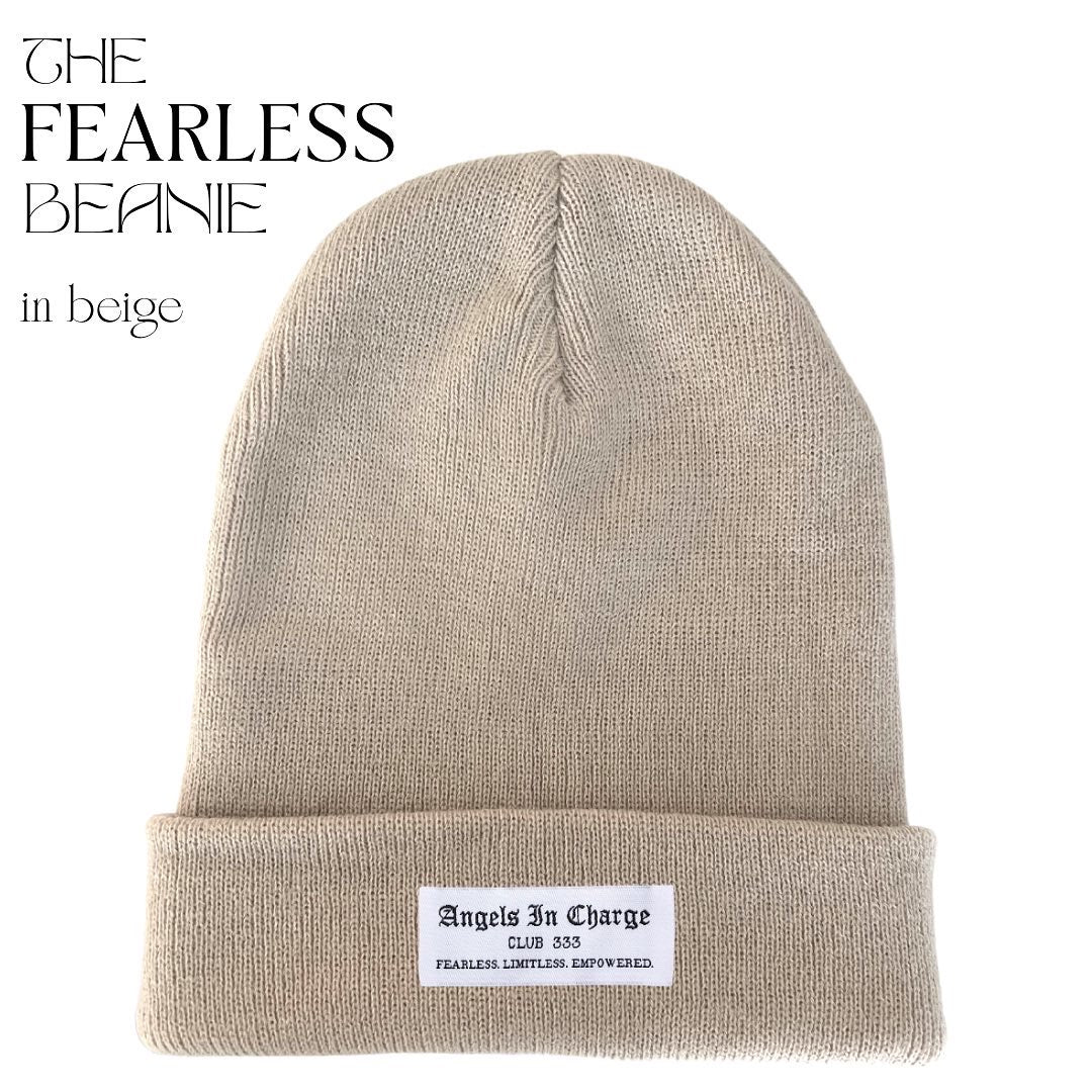 Angels In Charge Beanie - Beige